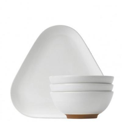 Barber and Osgerby Olio White Snack Set - Royal Doulton® UK