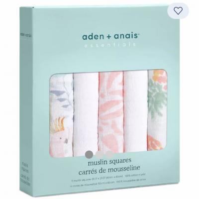 Aden + Anais™ Essentials Cotton Muslin Swaddle Blanket - Tropical