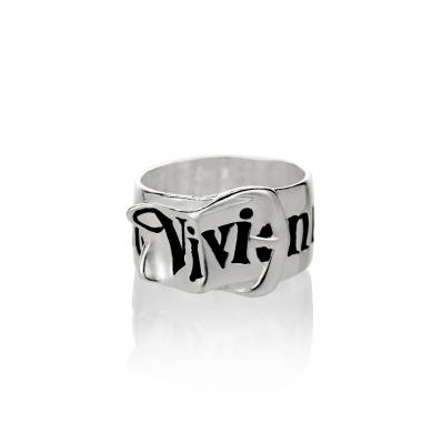 Silver Belt Ring Vivienne Westwood