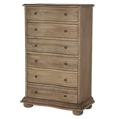 Blenheim 6 Drawer Chest - Feather & Black