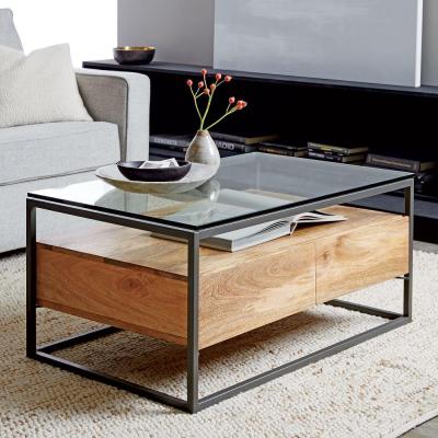 Box Frame Storage Coffee Table