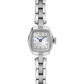 Bulova Womens Stainless Steel Bracelet Watch 18mm 96L221