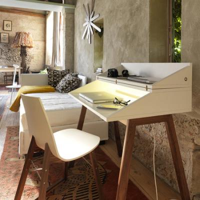 Horm & Casamania Bureau Desk - White