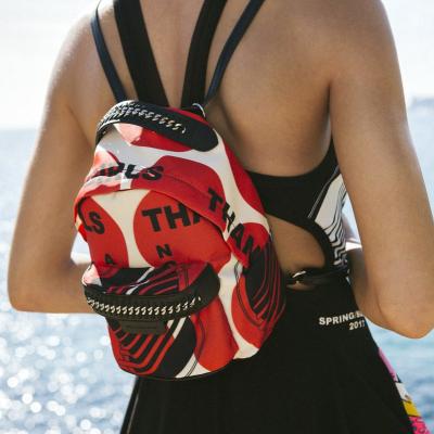 Thanks Girls Print Falabella GO Mini Backpack Womens Stella Mccartney