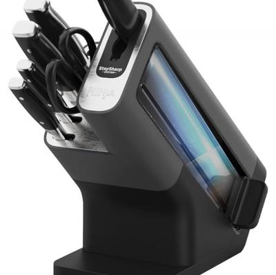 StaySharp Knife Block with Integrated Sharpener