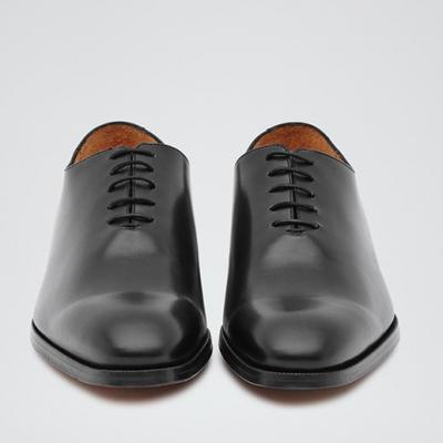 COLIN WHOLECUT LEATHER SHOES BLACK
