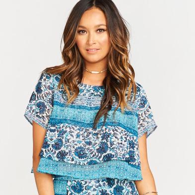 Show Me Your MuMu - CANDICE CROP ~ WAIMEA VALLEY