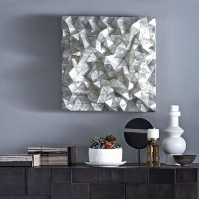 Capiz Wall Art - Faceted Square west elm