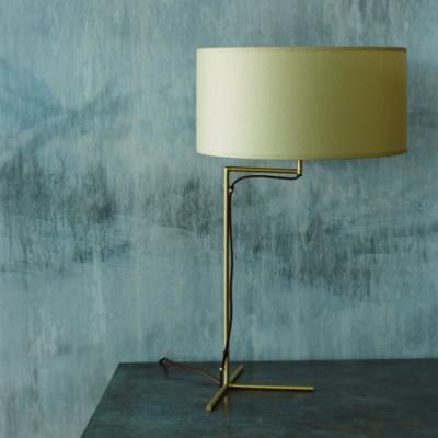 Victor Brass Cross Table Lamp