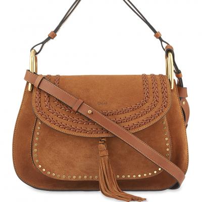 CHLOE Hudson medium suede satchel