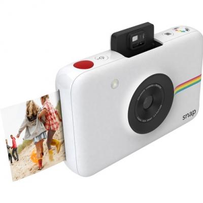 Polaroid - Snap 10.0-Megapixel Digital Camera - White