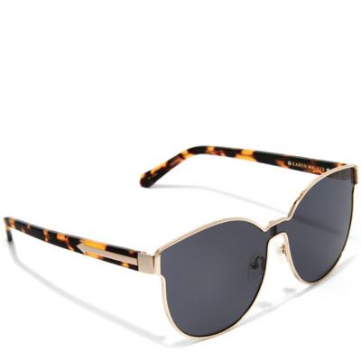 KAREN WALKER BROWN HAVANA STAR SAILOR SUNGLASSES