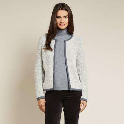 Crew Neck Boucle Jacket at Laura Ashley