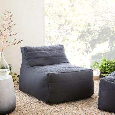Channeled Bean Bag Chair west elm