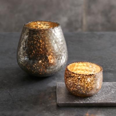 Frill Top Mercury Tealight Holder Candle Holders The White Company UK