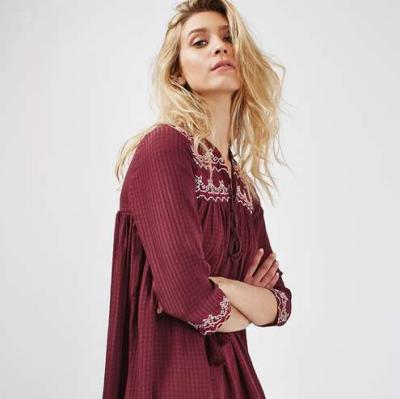 Cross Stitch Smock Dress - TopShop
