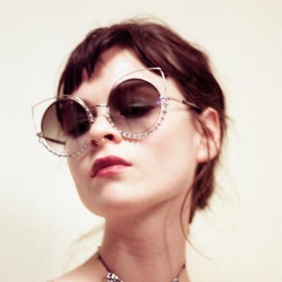 Embellished Round Sunglasses - Marc Jacobs