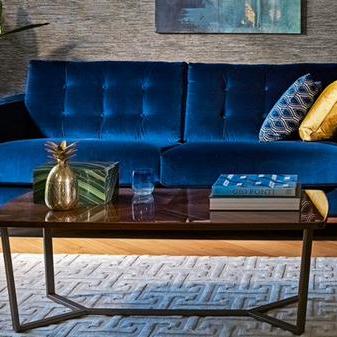 John Lewis Odyssey Medium Sofa, Marco Sapphire Blue