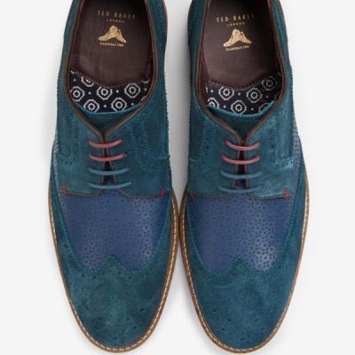 Ted Baker CAAUX Suede derby brogues