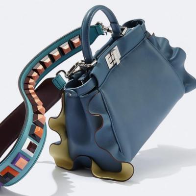 Fendi Peekaboo Leather Satchel