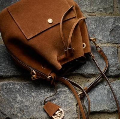 MICHAEL KORS  Greenwich Suede Bucket Bag