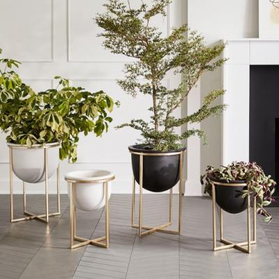 Cross Base Standing Planter west elm