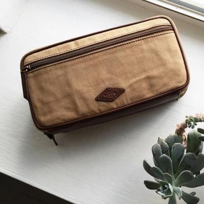 Fossil Double Zip Shave Kit 