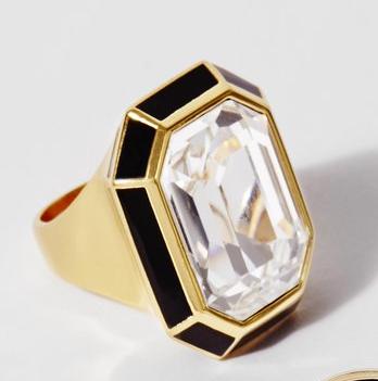 Reiss ATHENA RING WITH CRYSTALS FROM SWAROVSKI CRYSTAL