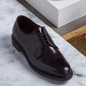 Reiss ALLEN EDMONDS CORDOVAN LEATHER SHOES OX BLOOD