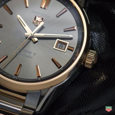 TAG HEUER CARRERA  CALIBRE 5  AUTOMATIC WATCH 