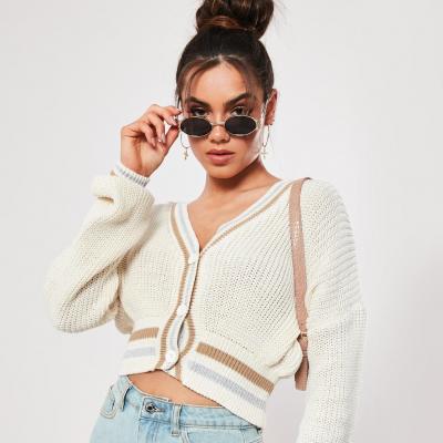 Cream Cropped Cricket Cardigan Missguided