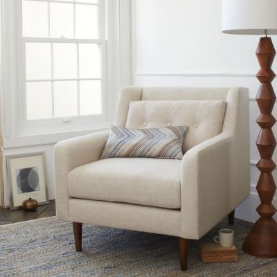 Crosby Mid-Century Armchair west elm