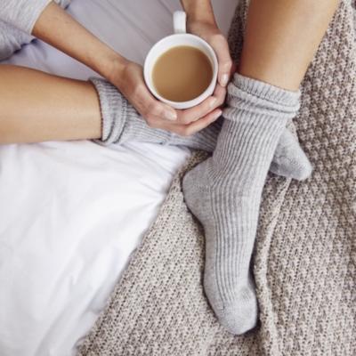 Cashmere Bed Socks - The White Company