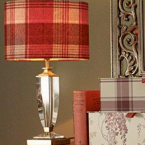 Laura Ashley 12 Cranbourne Check Drum Shade