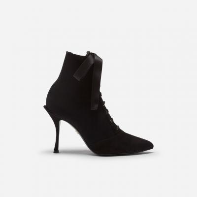 Stivaletto In Suede E Jersey - Scarpe Donna Dolce&Gabbana