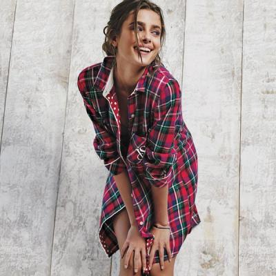 Victoria's Secret Dreamer Flannel Sleepshirt