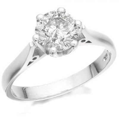 Platinum 1.5 Carat Diamond Solitaire Ring - Certificated - D0859 F.Hinds Jewellers