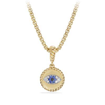 Cable Collectibles Evil Eye Aumlet in 18k Gold with Diamonds