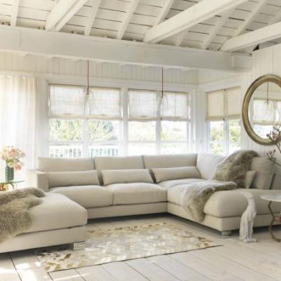 Dakota Sofa and Footstool - Graham and Green