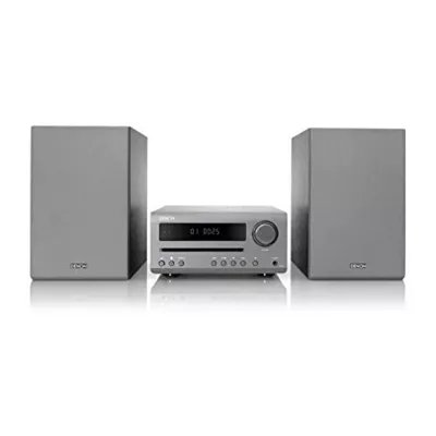 Denon DT1 Micro CD FM AM Bluetooth Mini Hifi System Grey DT-1 inc Speakers
