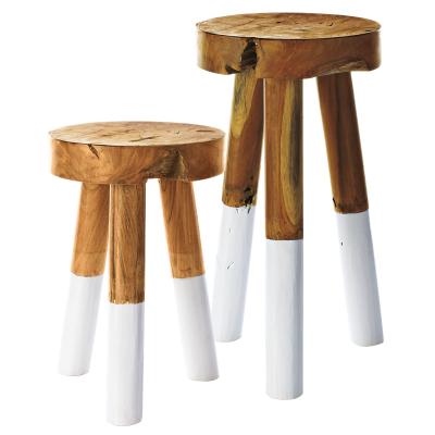 Dip-Dyed Stools - Serena & Lily