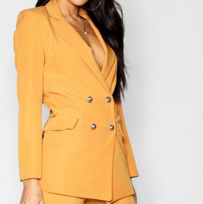 Longline Double Breasted Jacket Boohoo