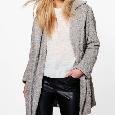 Louisa Boutique Teddy Fur Chuck On Coat at boohoo