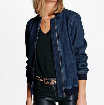 Denim Bomber Jacket Boohoo