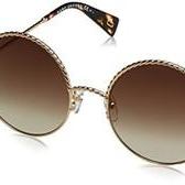 Marc Jacobs Women's Marc 169/S JL Sunglasses, Gold Havana, 57