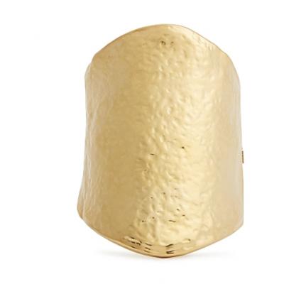 Gold-tone hammered cuff