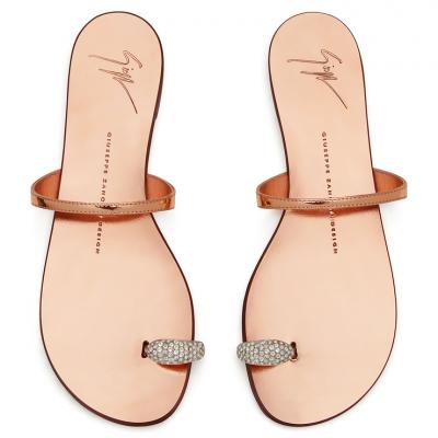 Ring - Flats - Gold Pink Giuseppe Zanotti