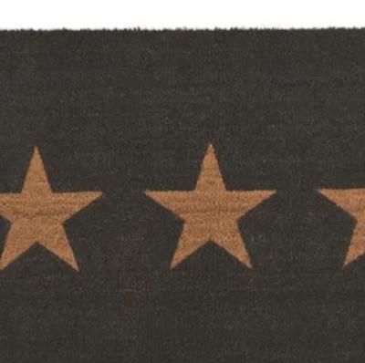 Coir Small Doormat with 3 Stars