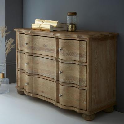 Emporium Grande 3 Drawer Chest Feather & Black