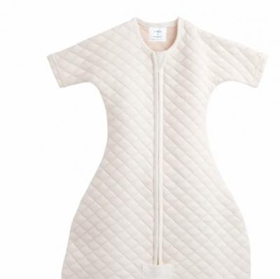 cream/pink snug fit sleeping bag 1.5 TOG